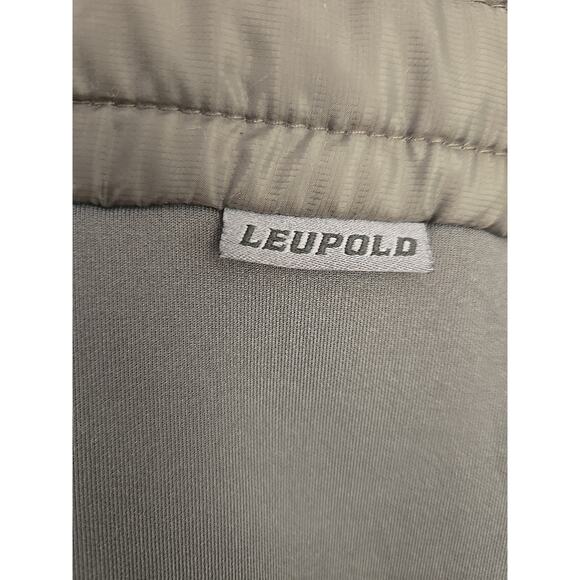 Leupold Full Zip Grey Size Large Zippers Pockets Jacket - Picture 3 of 8